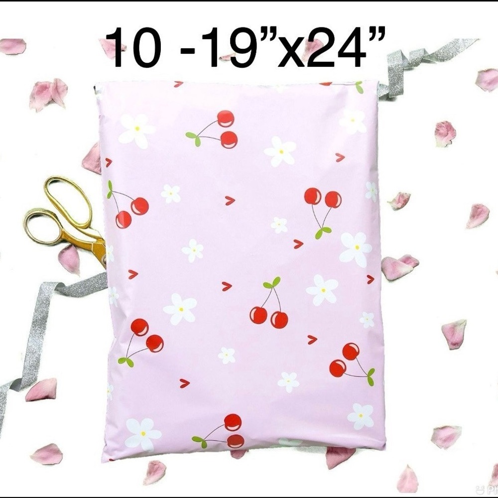 10 -🍒Cherry Poly Mailers XXL 19”x24”